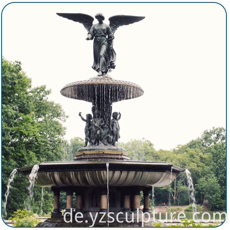 Bronze Angel Water Fountain